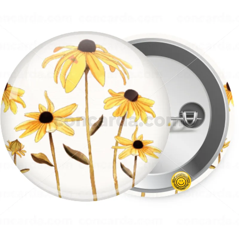 Daisies flower — Κονκάρδα Στρογγυλή, Παραμάνα 25mm