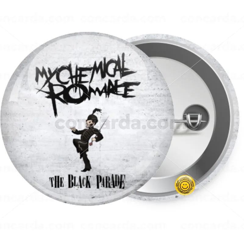 My Chemical Romance Black Parade — Κονκάρδα Στρογγυλή, Παραμάνα 25mm