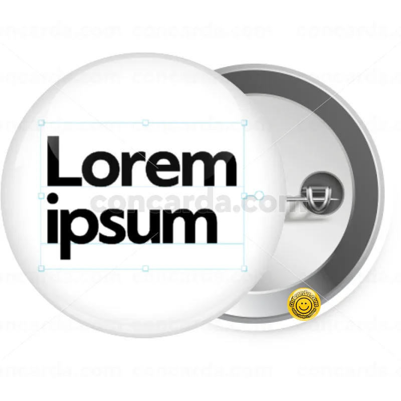 Lorem ipsum — Κονκάρδα Στρογγυλή, Παραμάνα 25mm