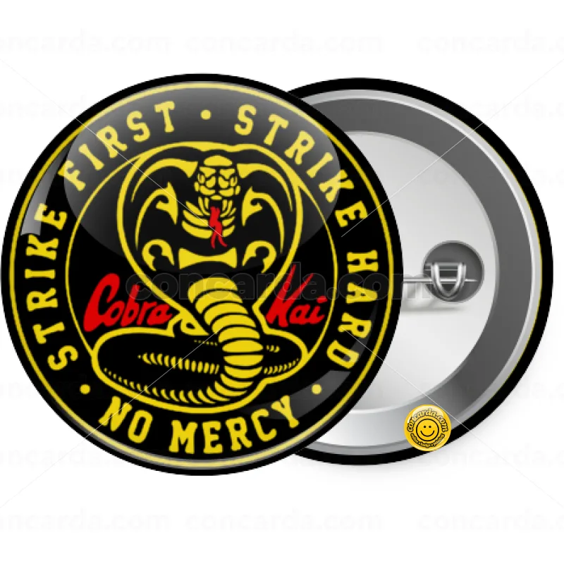 cobra kai strike first dojo — Κονκάρδα Στρογγυλή, Παραμάνα 25mm