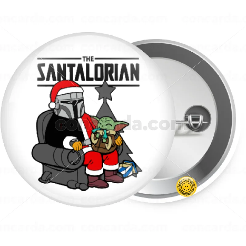 Star Wars Santalorian — Κονκάρδα Στρογγυλή, Παραμάνα 25mm