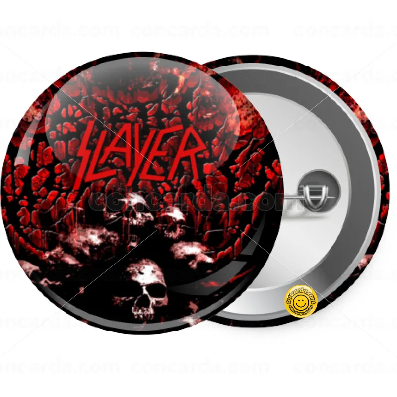Slayer — Κονκάρδα Στρογγυλή, Παραμάνα 25mm
