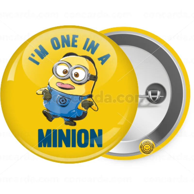 I'm one in a minion — Κονκάρδα Στρογγυλή, Παραμάνα 25mm