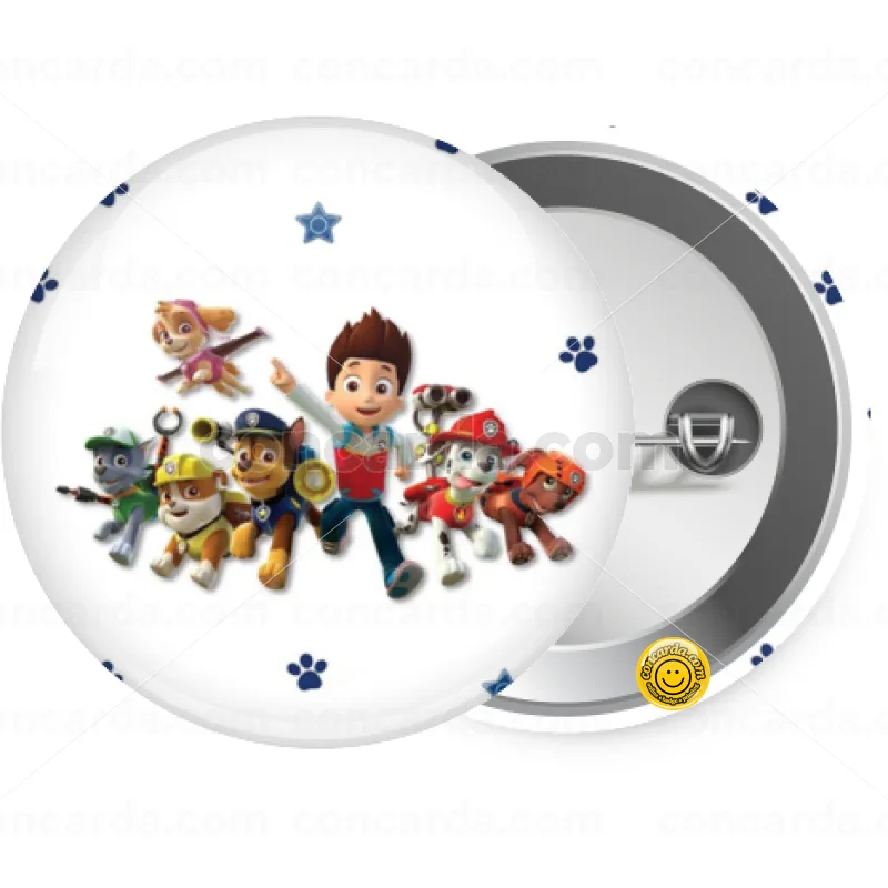 paw patrol — Κονκάρδα Στρογγυλή, Παραμάνα 25mm