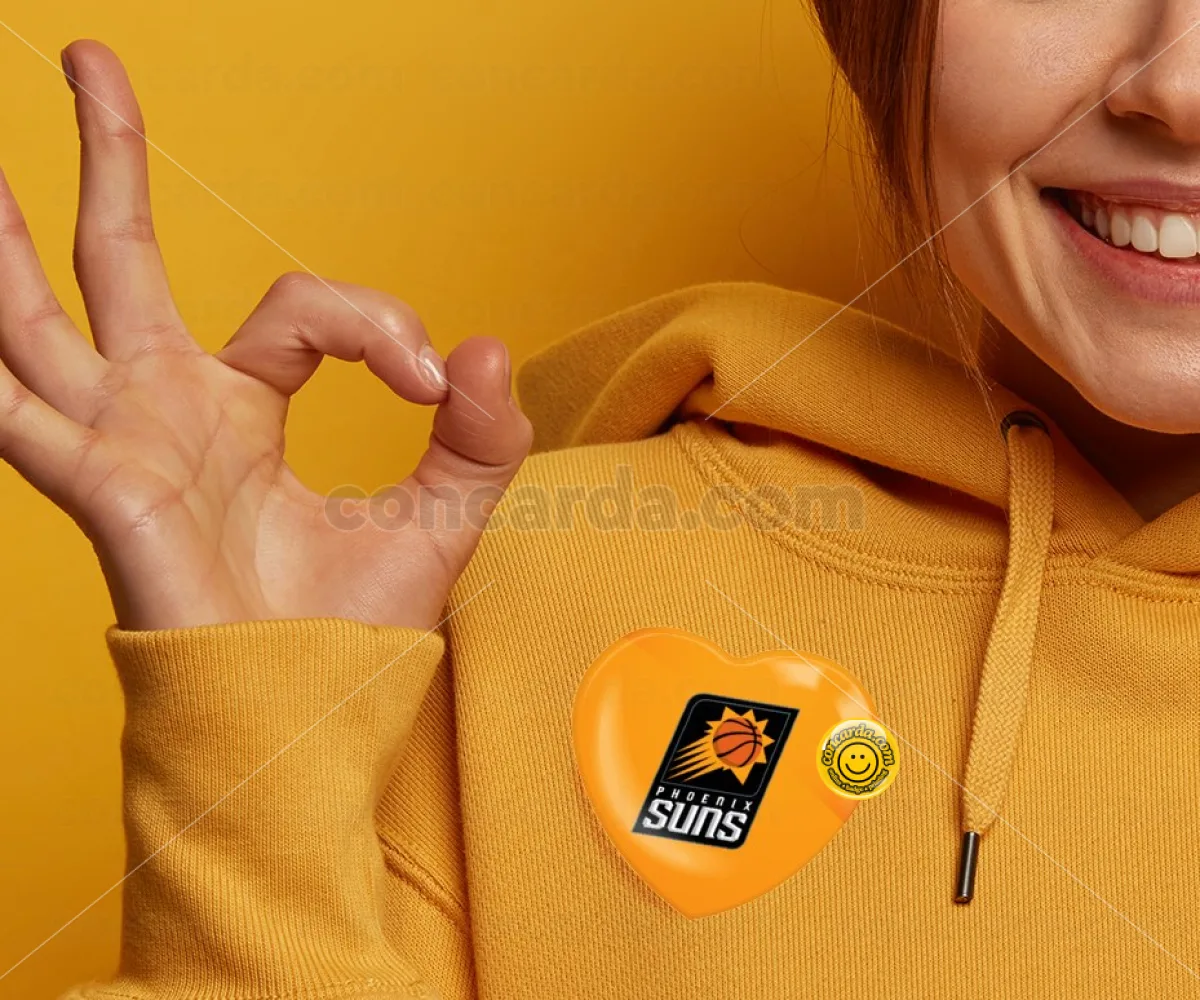 Phoenix Suns — Κονκάρδα Καρδιά 57mm
