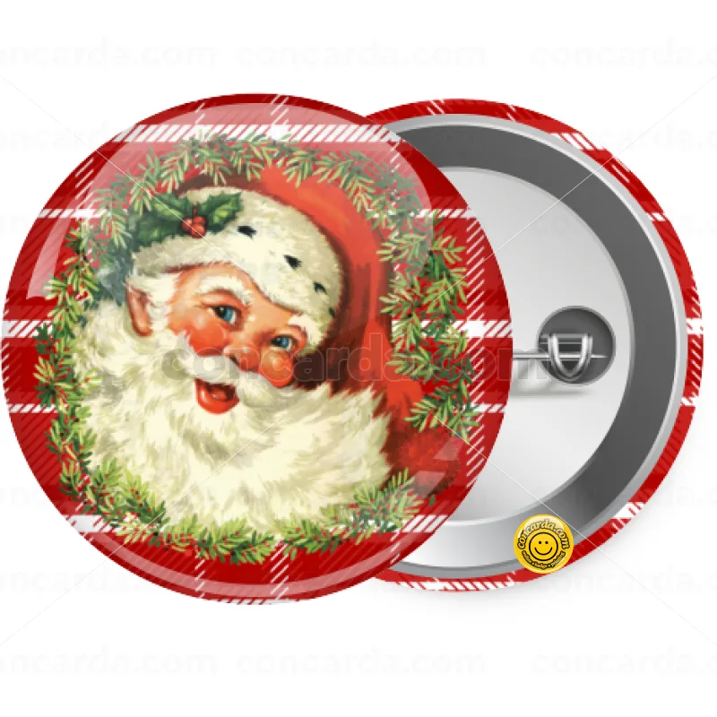 Santa Claus — Κονκάρδα Στρογγυλή, Παραμάνα 25mm