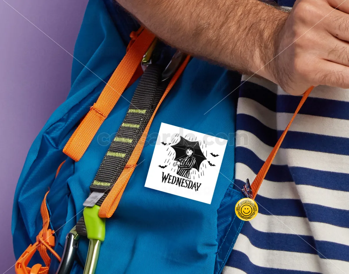 Wednesday Addams — Κονκάρδα Angular, Παραμάνα 50mm