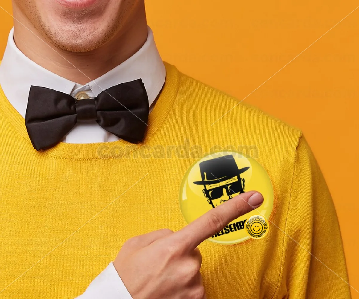 Heisenberg breaking bad — Κονκάρδα Στρογγυλή, Παραμάνα 75mm
