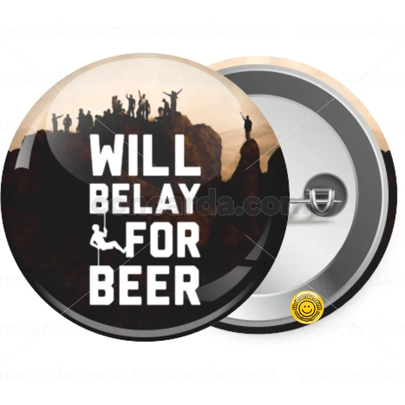 Will Belay For Beer — Κονκάρδα Στρογγυλή, Παραμάνα 25mm