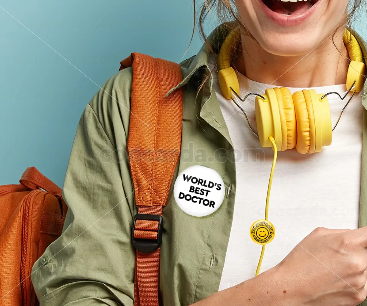 World's Best Doctor — Κονκάρδα Στρογγυλή, Παραμάνα 50mm