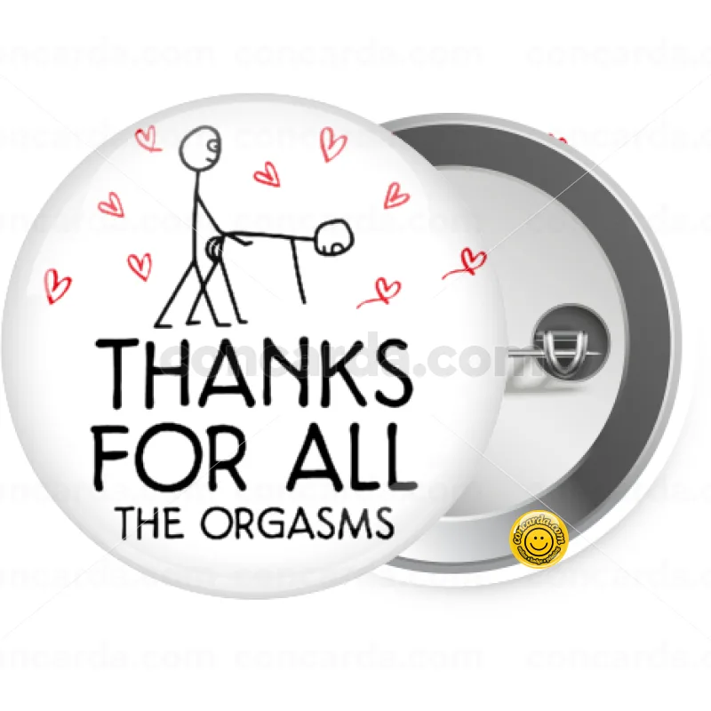 Thanks for all the orgasms — Κονκάρδα Στρογγυλή, Παραμάνα 25mm