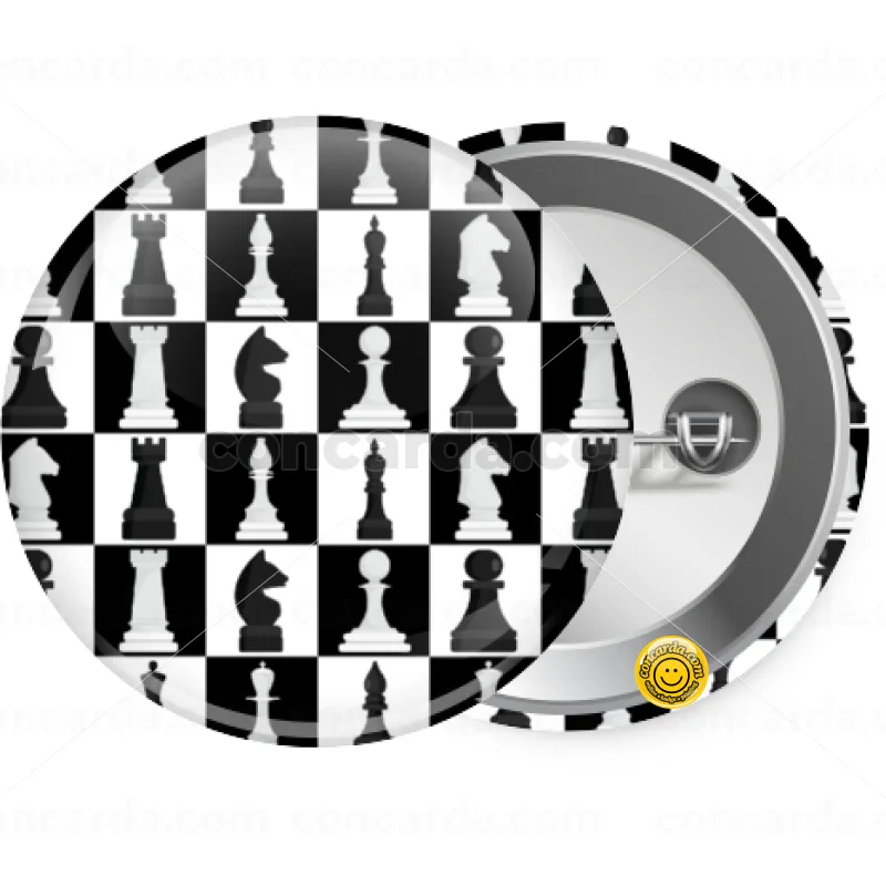 Chess set — Κονκάρδα Στρογγυλή, Παραμάνα 25mm
