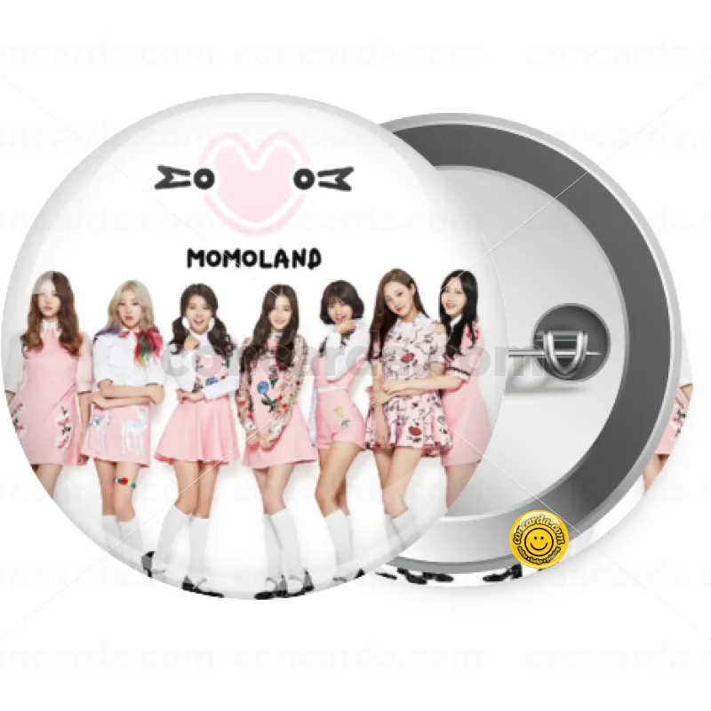 Momoland pink — Κονκάρδα Στρογγυλή, Παραμάνα 25mm