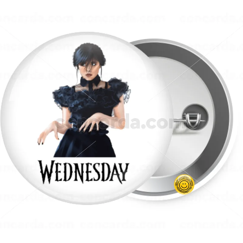 Wednesday Adams, dance with hands — Κονκάρδα Στρογγυλή, Παραμάνα 25mm