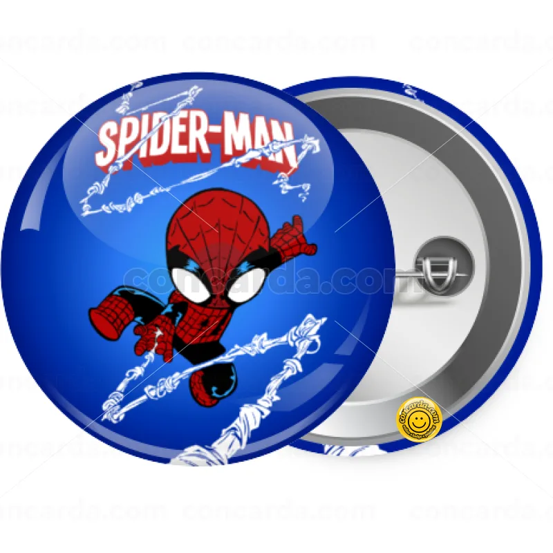 Spiderman kid — Κονκάρδα Στρογγυλή, Παραμάνα 25mm