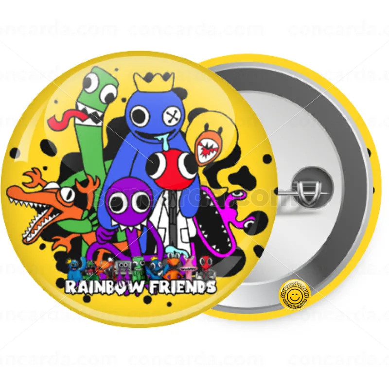 Rainbow friends — Κονκάρδα Στρογγυλή, Παραμάνα 25mm