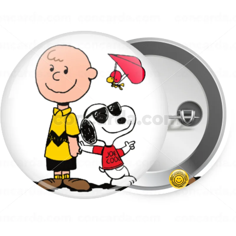 Snoopy & Joe — Κονκάρδα Στρογγυλή, Παραμάνα 25mm