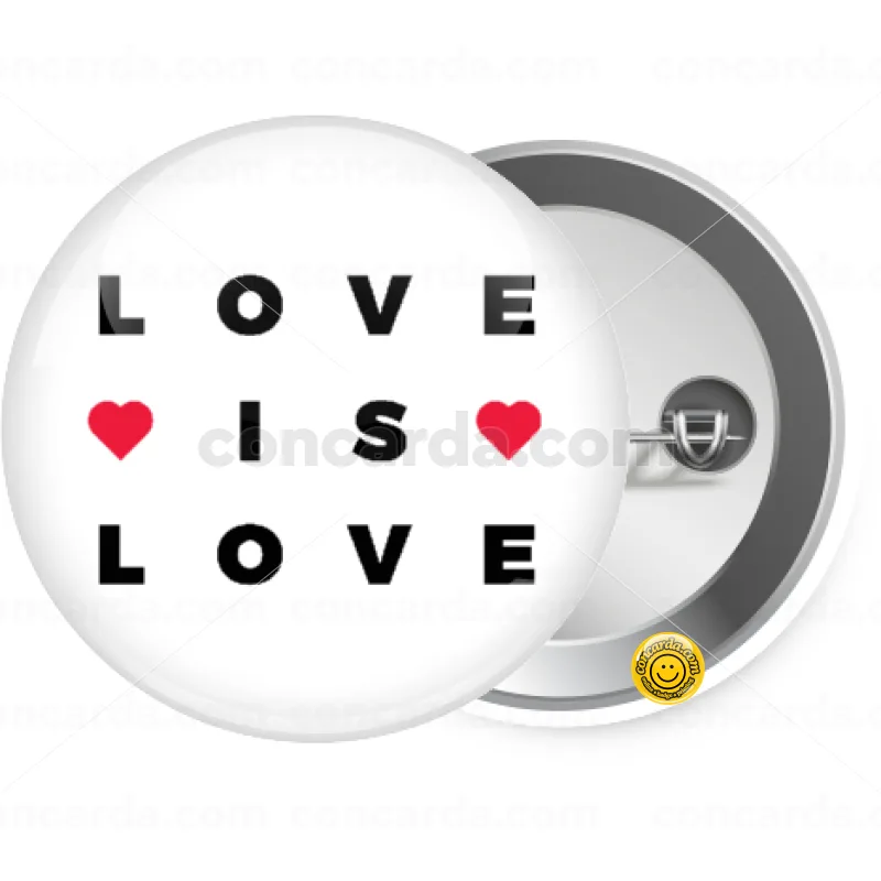 Love is Love — Κονκάρδα Στρογγυλή, Παραμάνα 25mm
