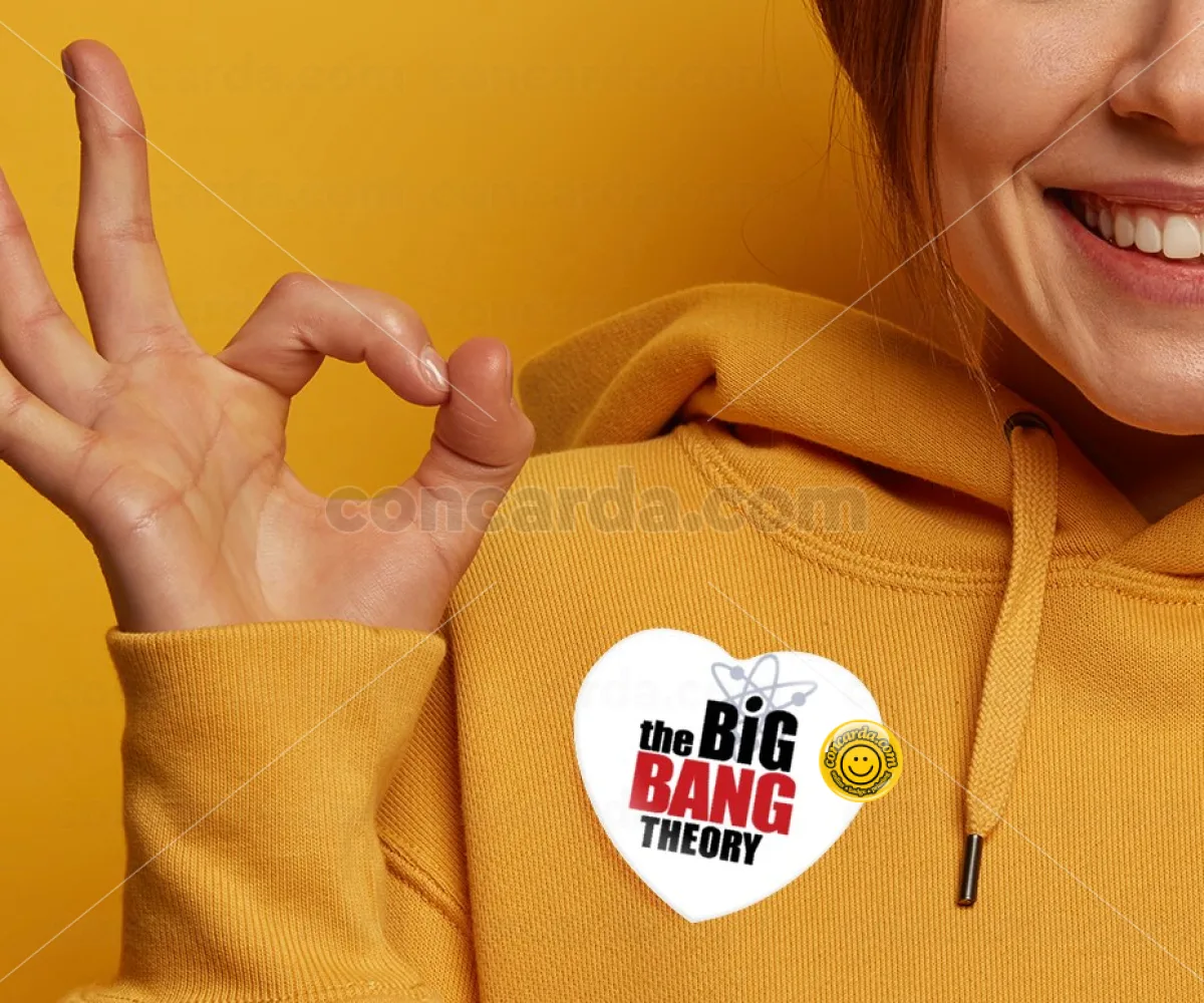 The Big Bang Theory — Κονκάρδα Καρδιά 57mm