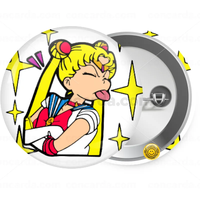 Sailor Moon — Κονκάρδα Στρογγυλή, Παραμάνα 25mm