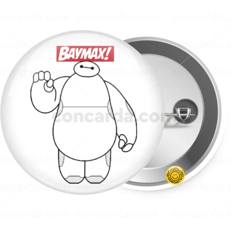 Baymax hi — Κονκάρδα Στρογγυλή, Παραμάνα 25mm