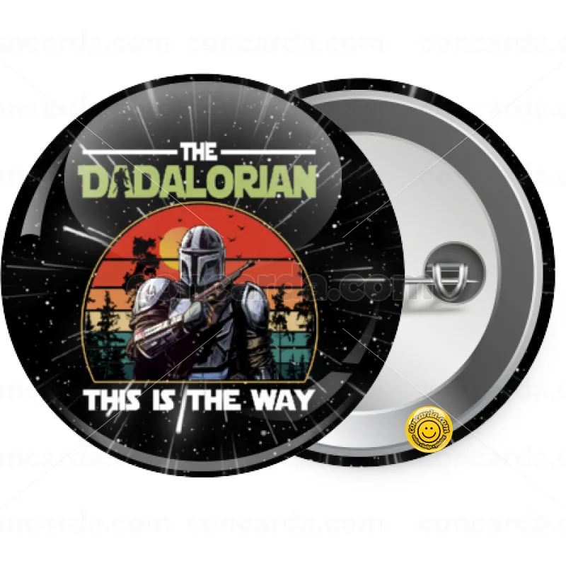 The Dadalorian — Κονκάρδα Στρογγυλή, Παραμάνα 25mm