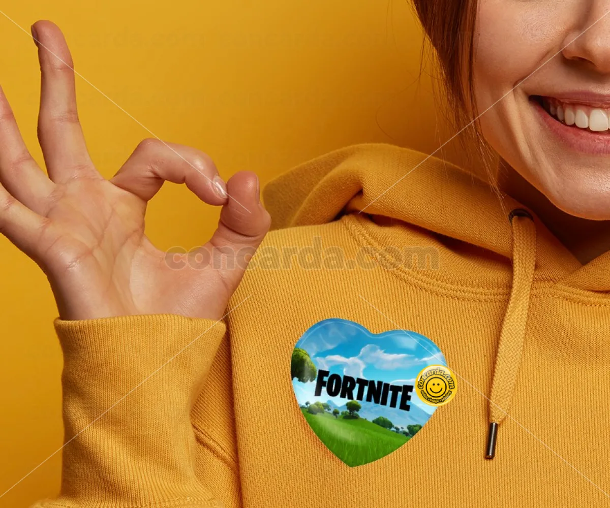 Fortnite landscape — Κονκάρδα Καρδιά 57mm