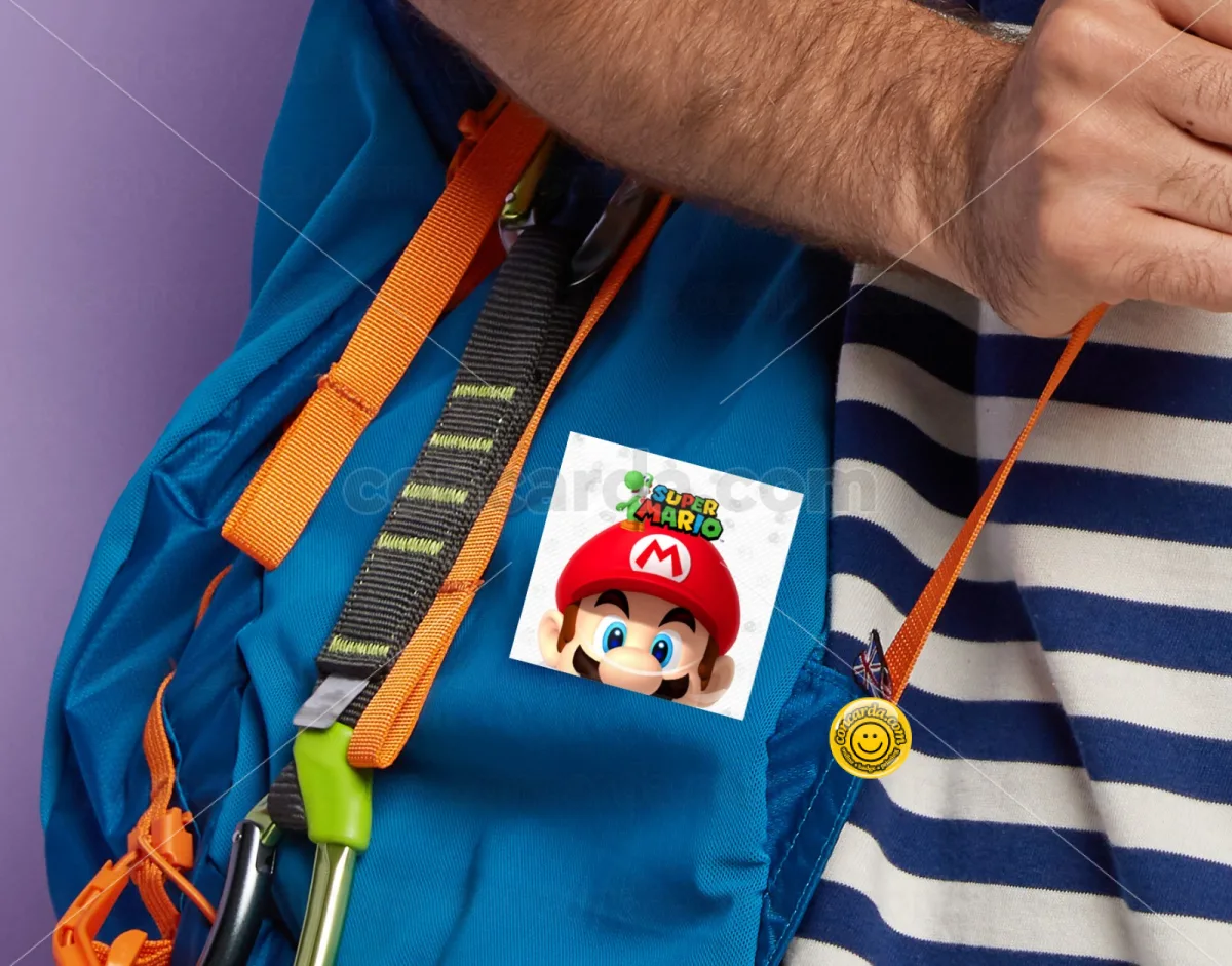 Super mario — Κονκάρδα Angular, Παραμάνα 50mm