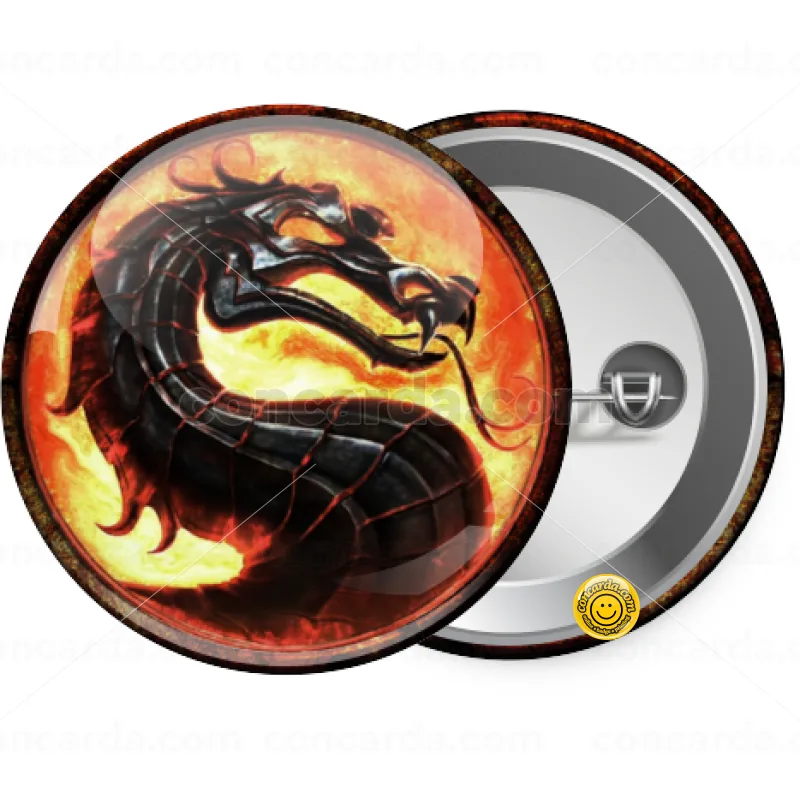 Mortal Kombat — Κονκάρδα Στρογγυλή, Παραμάνα 25mm