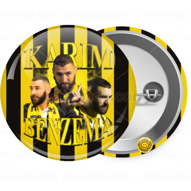 Karim Benzema — Κονκάρδα Στρογγυλή, Παραμάνα 25mm