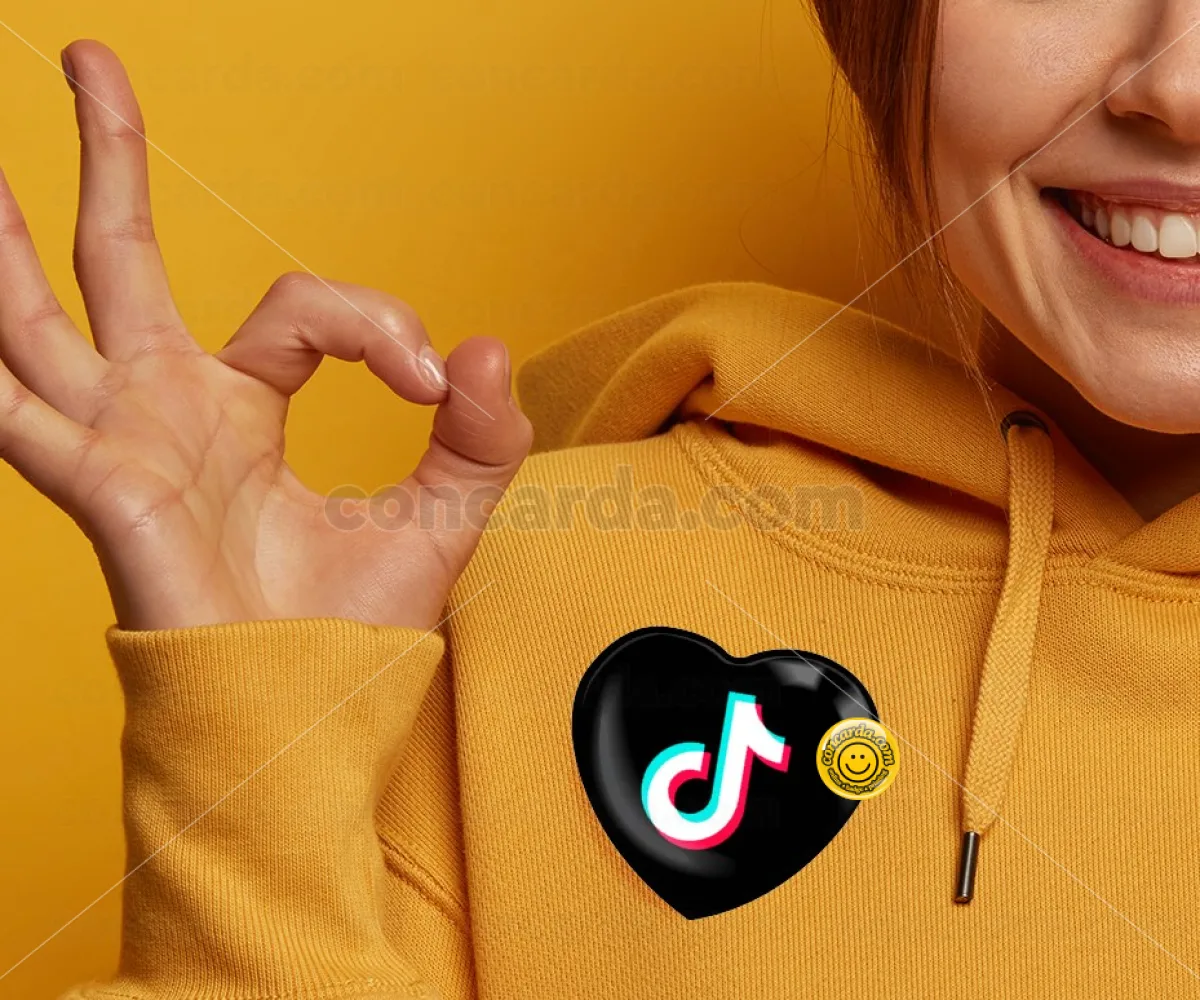 TikTok — Κονκάρδα Καρδιά 57mm