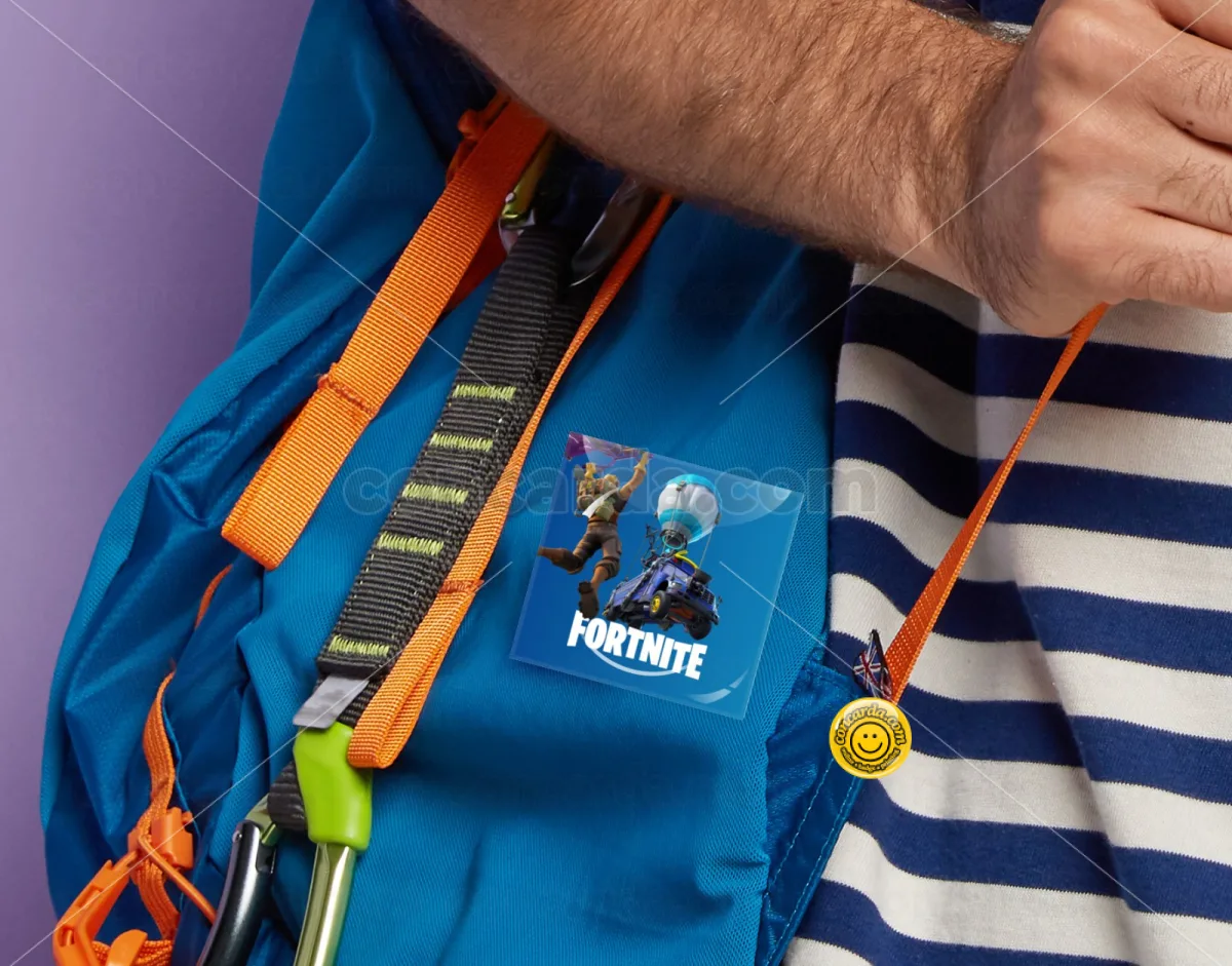 Fortnite Bus — Κονκάρδα Angular, Παραμάνα 50mm