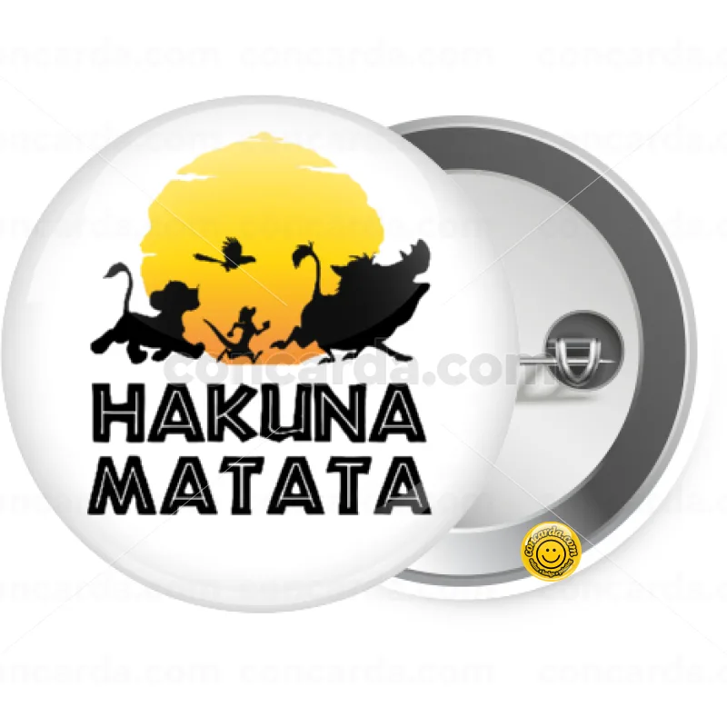 Hakuna Matata — Κονκάρδα Στρογγυλή, Παραμάνα 25mm