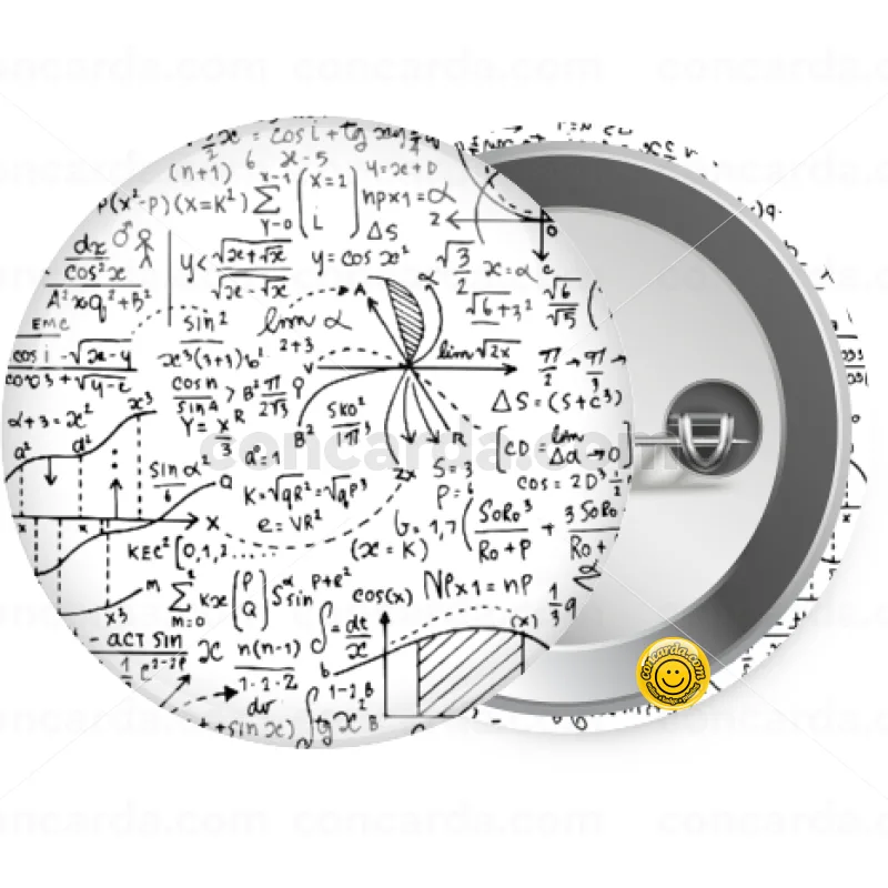 I LOVE MATHS — Κονκάρδα Στρογγυλή, Παραμάνα 25mm