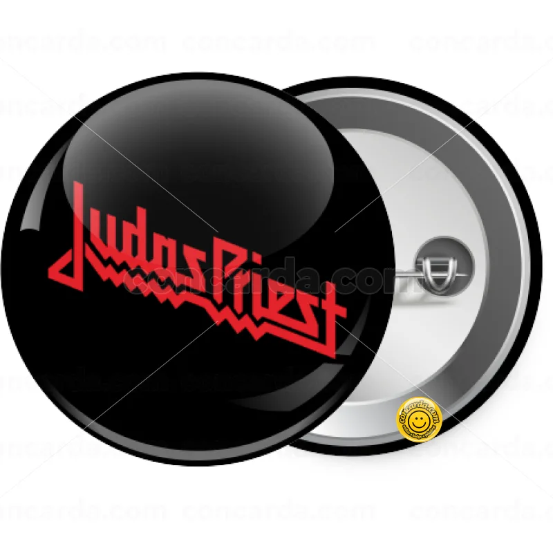 Judas Priest — Κονκάρδα Στρογγυλή, Παραμάνα 25mm