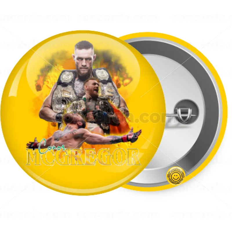 Conor McGregor Notorious — Κονκάρδα Στρογγυλή, Παραμάνα 25mm