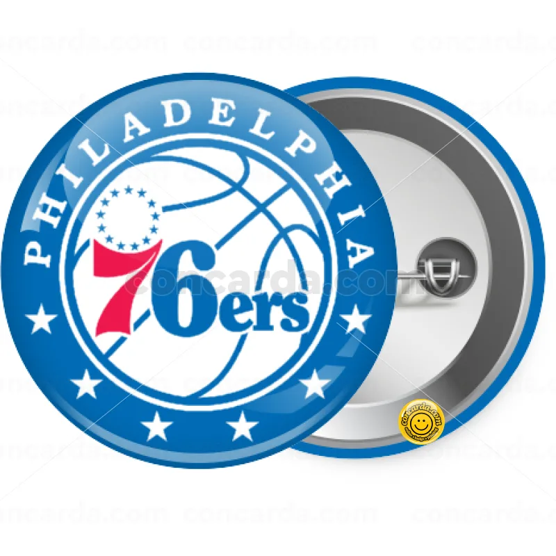 Philadelphia 76ers — Κονκάρδα Στρογγυλή, Παραμάνα 25mm