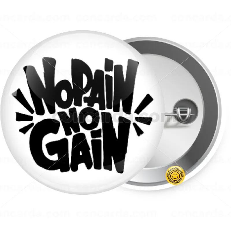 No pain no gain — Κονκάρδα Στρογγυλή, Παραμάνα 25mm