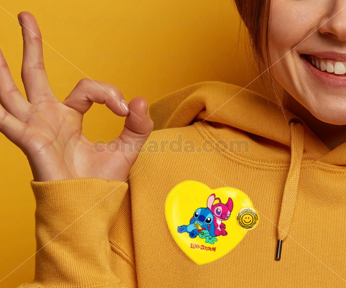 Lilo &amp; Stitch — Κονκάρδα Καρδιά 57mm