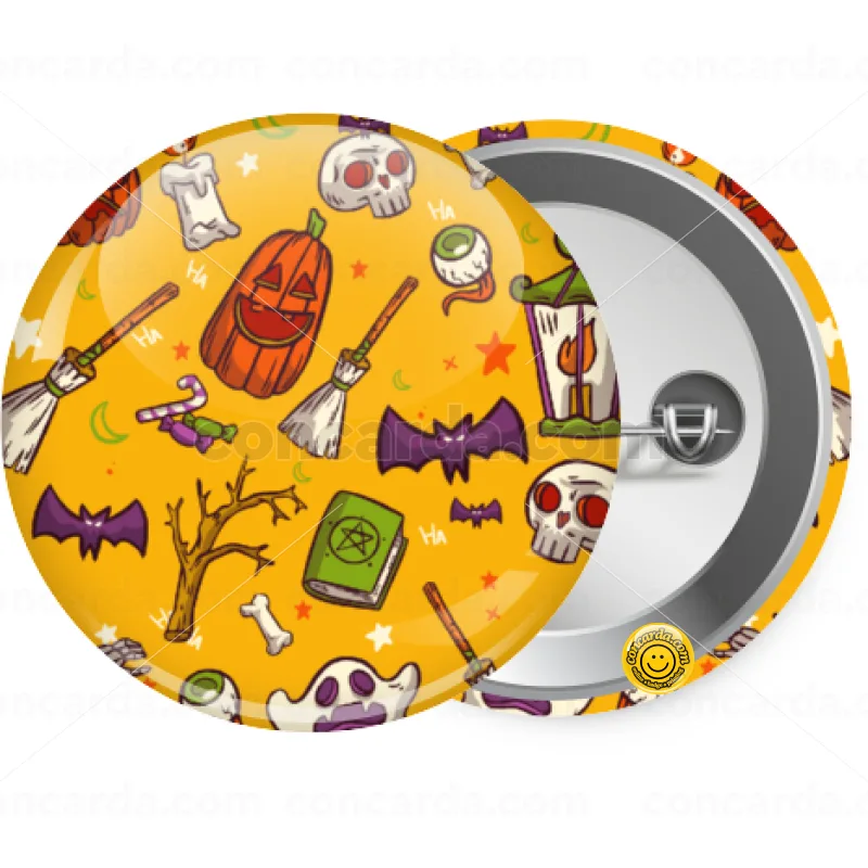 Happy Halloween — Κονκάρδα Στρογγυλή, Παραμάνα 25mm
