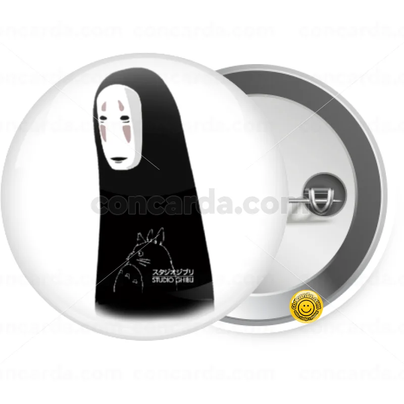 Spirited Away No Face — Κονκάρδα Στρογγυλή, Παραμάνα 25mm