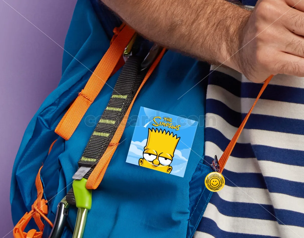 The Simpsons Bart — Κονκάρδα Angular, Παραμάνα 50mm