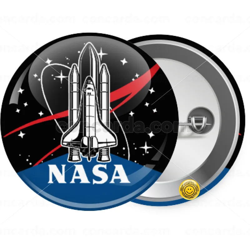 NASA Badge — Κονκάρδα Στρογγυλή, Παραμάνα 25mm