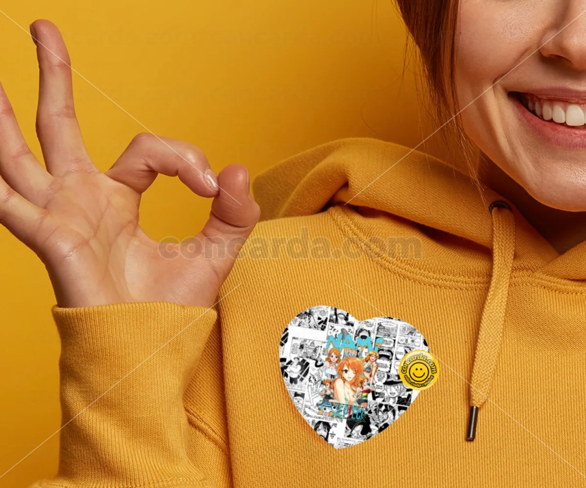 Nami One Piece — Κονκάρδα Καρδιά 57mm