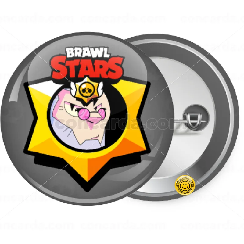 Brawl Stars Byron — Κονκάρδα Στρογγυλή, Παραμάνα 25mm