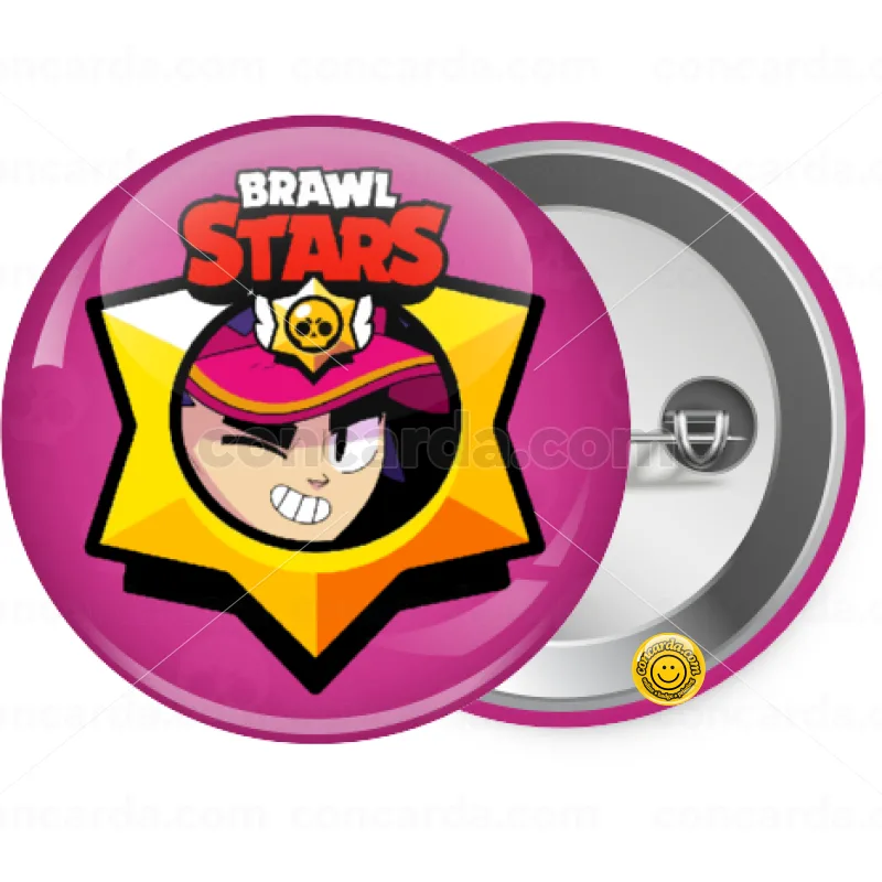 Brawl Stars Fang — Κονκάρδα Στρογγυλή, Παραμάνα 25mm