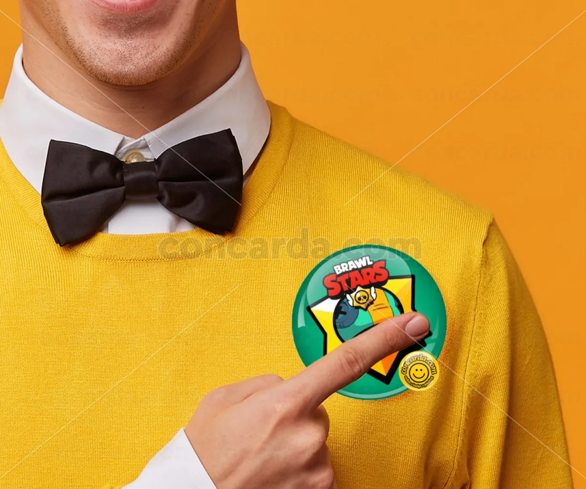 Brawl Stars Leon — Κονκάρδα Στρογγυλή, Παραμάνα 75mm