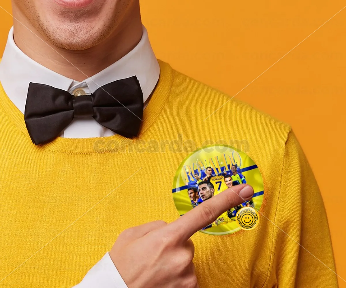 Cristiano Ronaldo Al Nassr — Κονκάρδα Στρογγυλή, Παραμάνα 75mm