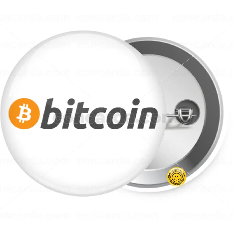 Bitcoin Crypto — Κονκάρδα Στρογγυλή, Παραμάνα 25mm