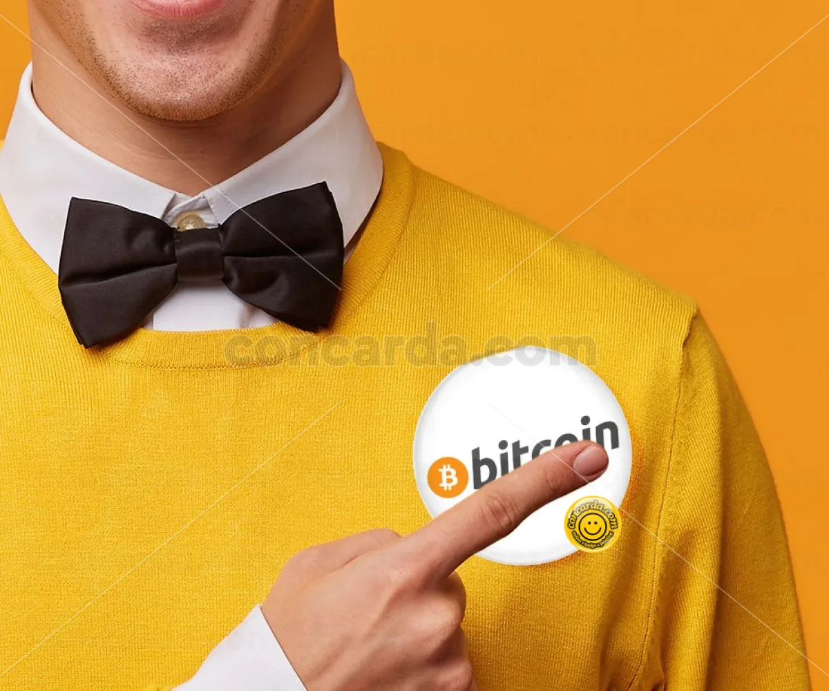Bitcoin Crypto — Κονκάρδα Στρογγυλή, Παραμάνα 75mm